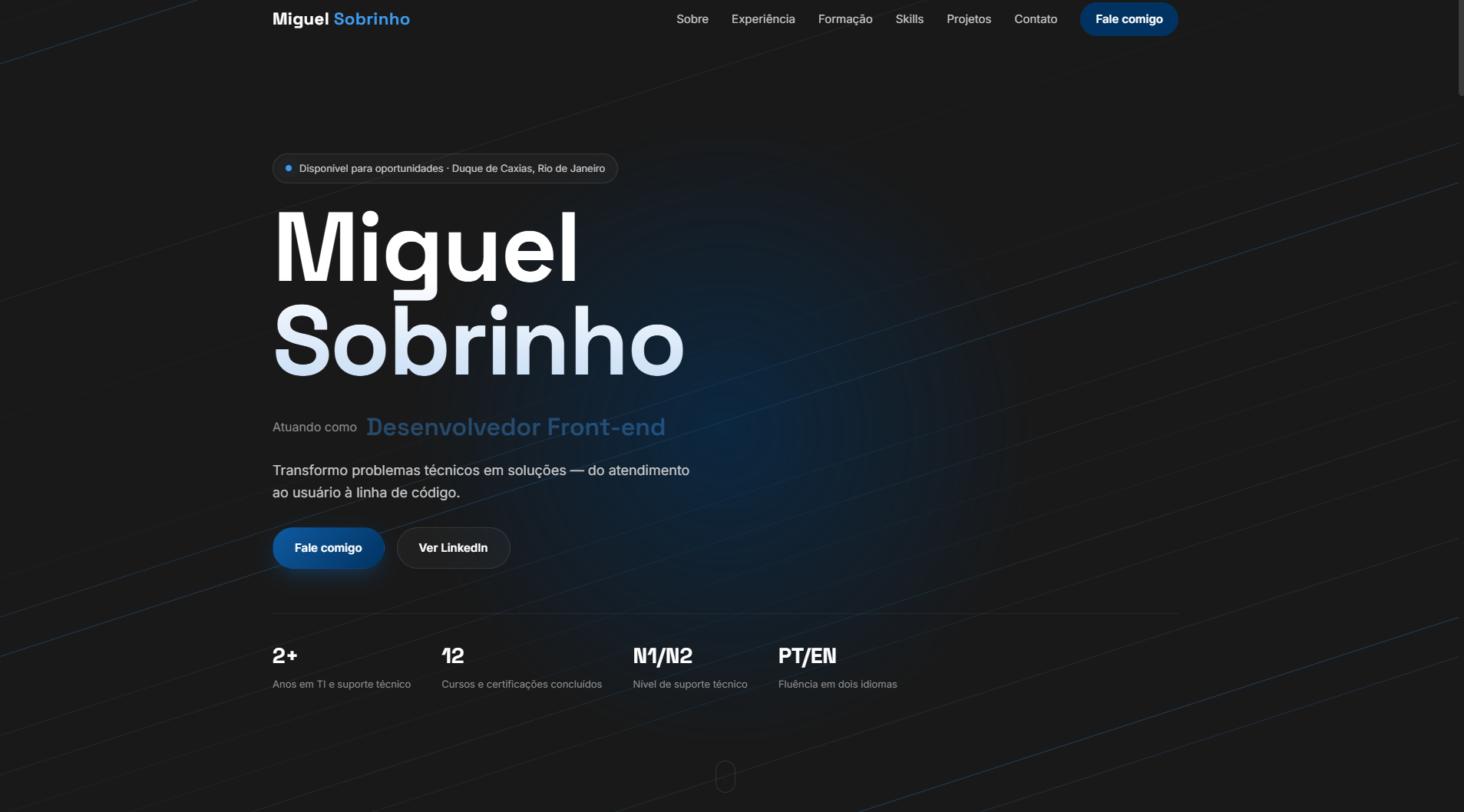 Miguel Sobrinho — Portfólio